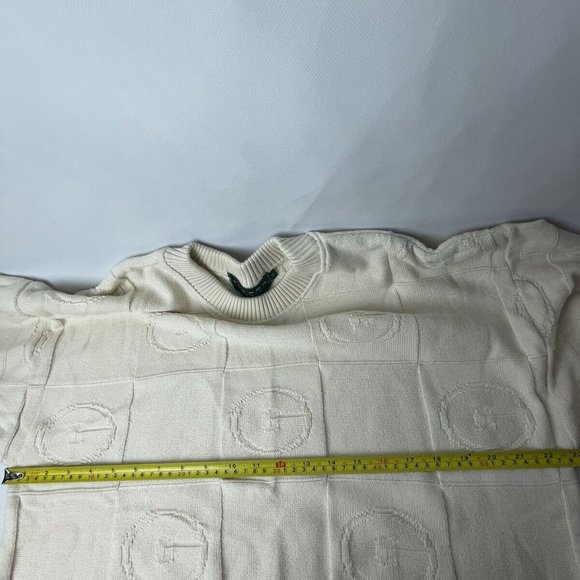 Tundra Canada Men’s Beige Sweater 100% Cotton Sz M - Picture 4 of 8